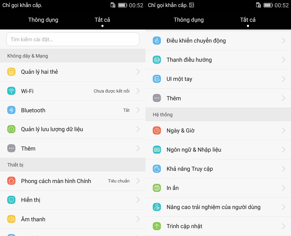 Giao diện Giao diện