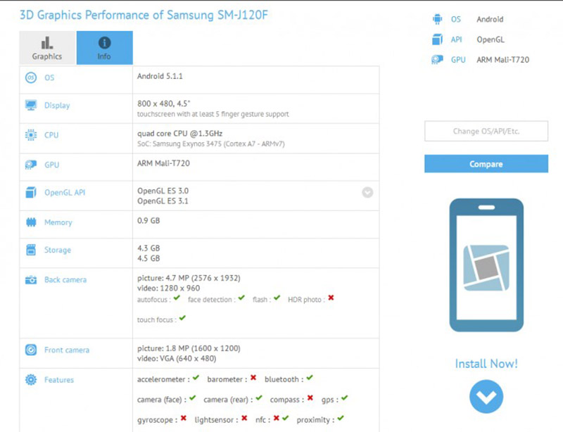 Lộ diện ảnh thực tế smartphone Samsung giá rẻ chạy chip bốn nhân