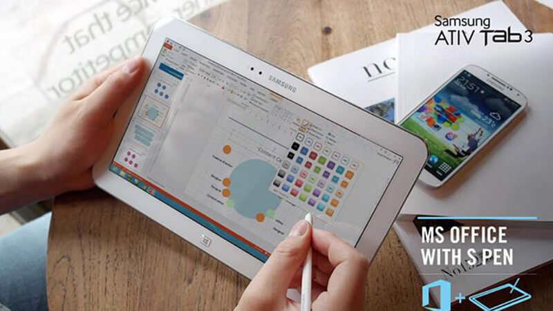 ATIV tab 3 chạy Windows 8