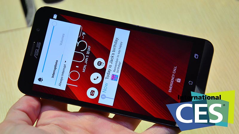 Asus Zenfone 2 tại sự kiện CES 2015 Asus Zenfone 2 tại sự kiện CES 2015