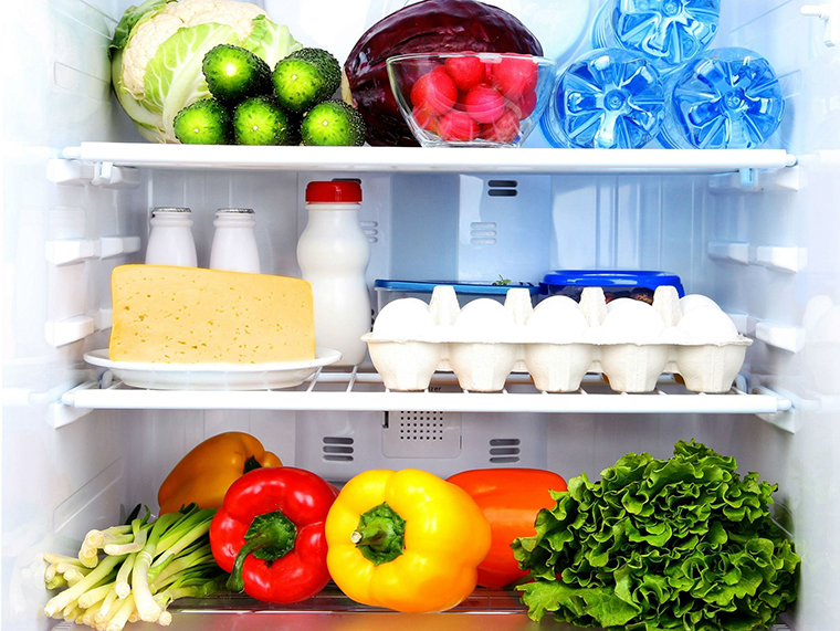 Rearrange the food in the cupboard