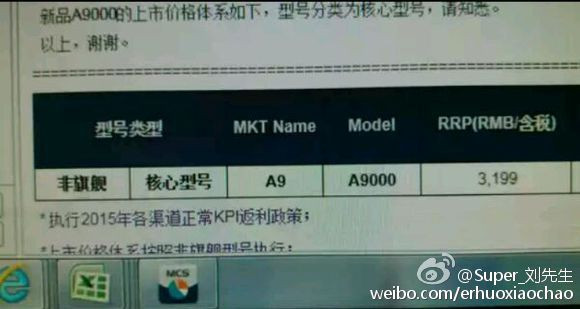 Giá bán Galaxy A9 vừa hé lộ