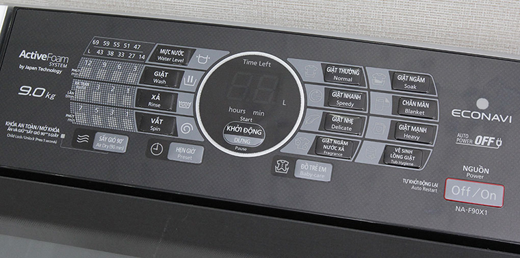 Bảng điều khiển máy giặt Panasonic F90X1LRV
