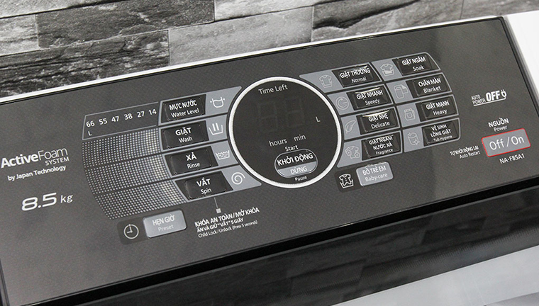 Bảng điều khiển máy giặt Panasonic NA-F85A1WRV/NA-F90A1WRV