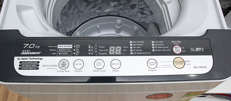 Bảng điều khiển máy giặt Panasonic NA-F70VH6HRV, NA-F76VH6HRV