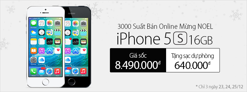 iPhone 5s phiên bản 16GB iPhone 5s phiên bản 16GB