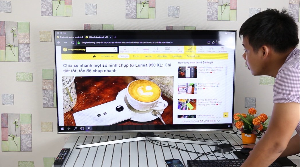 Trải nghiệm tính năng Continuum trên Lumia 950 XL