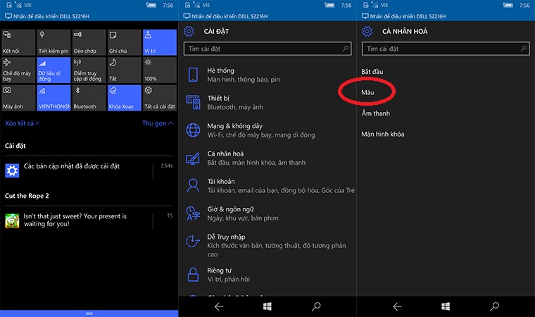 Cach Thay đổi Hinh Nền Tren Windows 10 Mobile