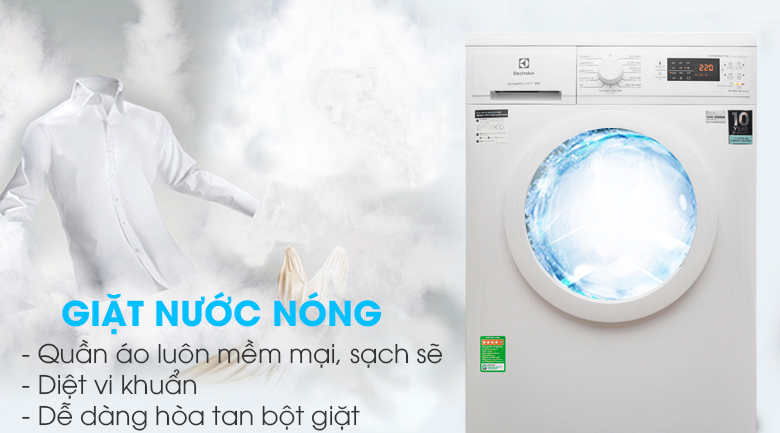 Chọn máy giặt có tính năng giặt nước nóng