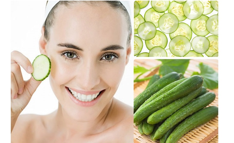 Get rid of acne with cucumber