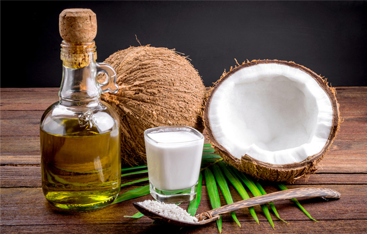 Massage with coconut oil