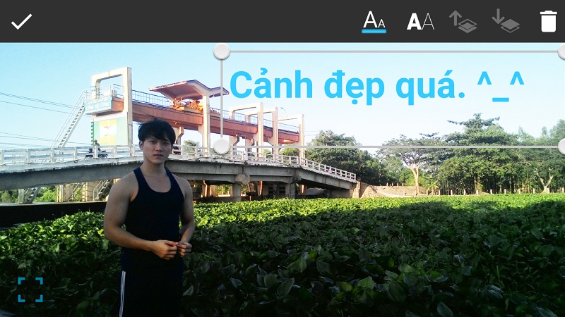 Giao diện chỉnh sửa ảnh trên ứng dụng phác thảo Sketch của Sony