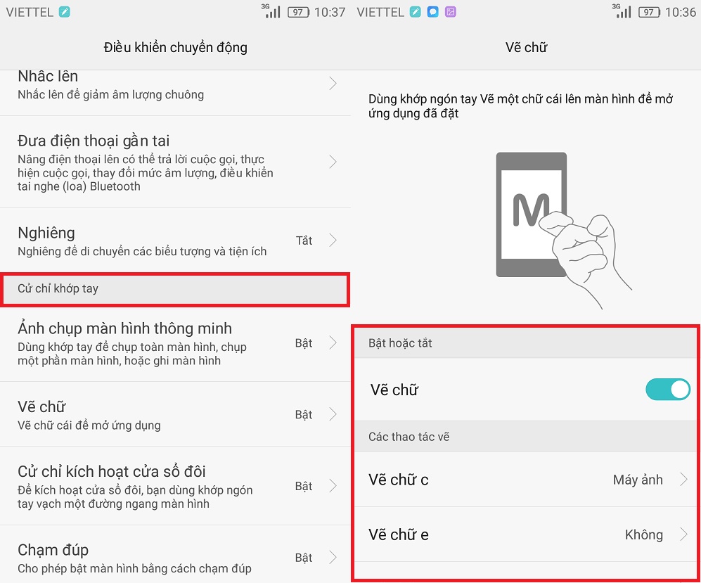 Cử chỉ khớp tay Cử chỉ khớp tay