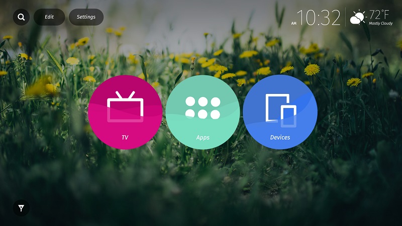 Giao diện Firefox OS trên Panasonic DX900 UHD TV