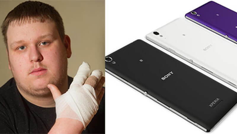 Anh Grant cùng mẫu Sony Xperia T3 Anh Grant cùng mẫu Sony Xperia T3