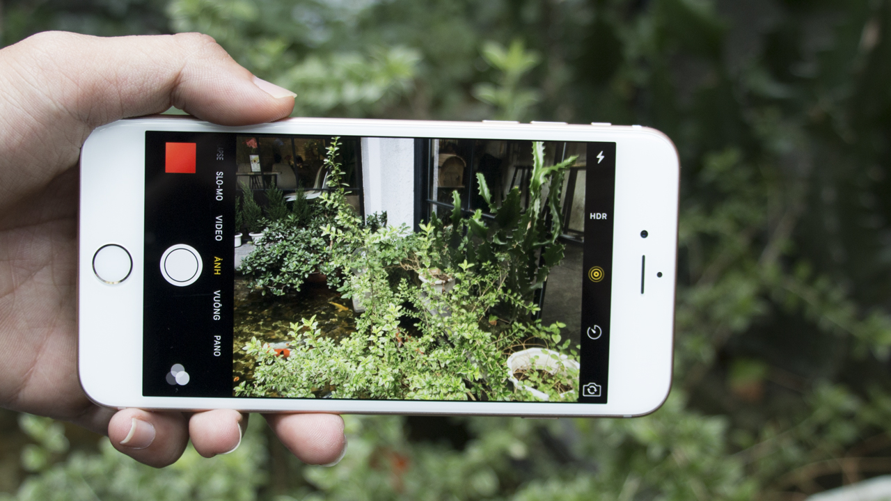 Giao diện camera của 6s Plus Giao diện camera của 6s Plus