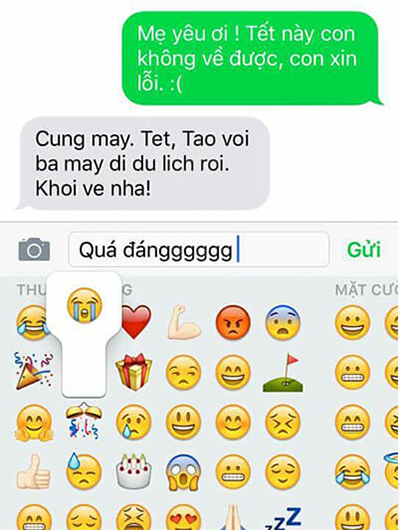Troll SMS xuân này con không về 10
