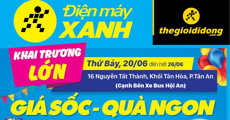 Khai trương siêu thị Điện máy XANH Hội An, Quảng Nam