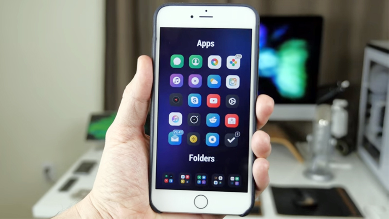 Giao diện iPhone đã tuỳ biến 