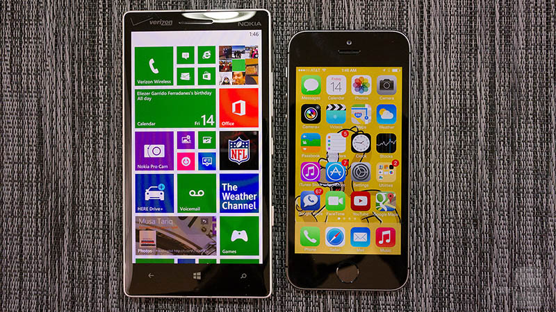 Lumia vs iPhone 