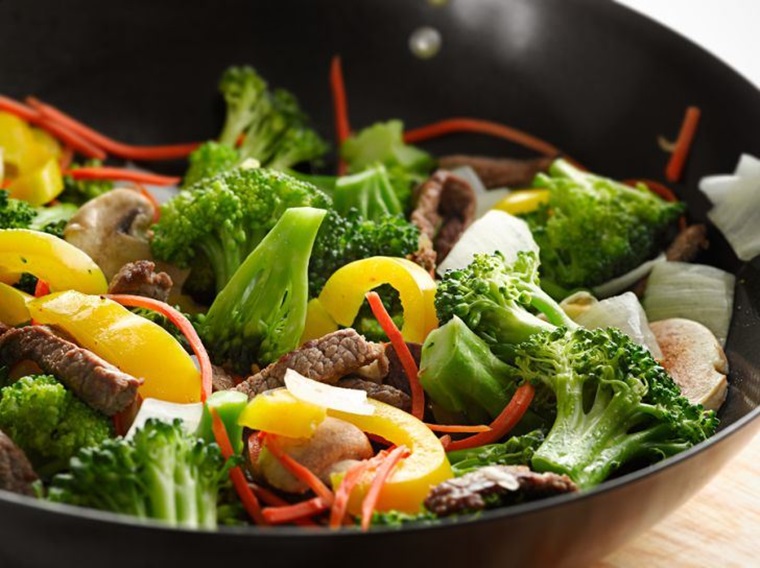 Image of stir-fried beef and vegetables