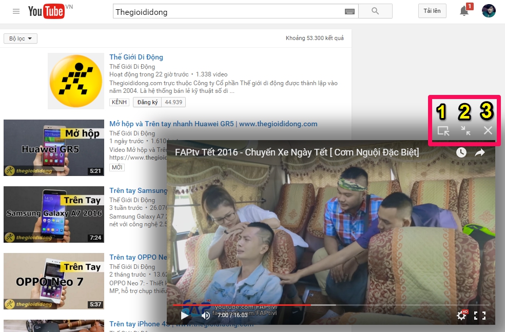 Khi phóng to cửa sổ nhưng vẫn giữ nguyên vị trí