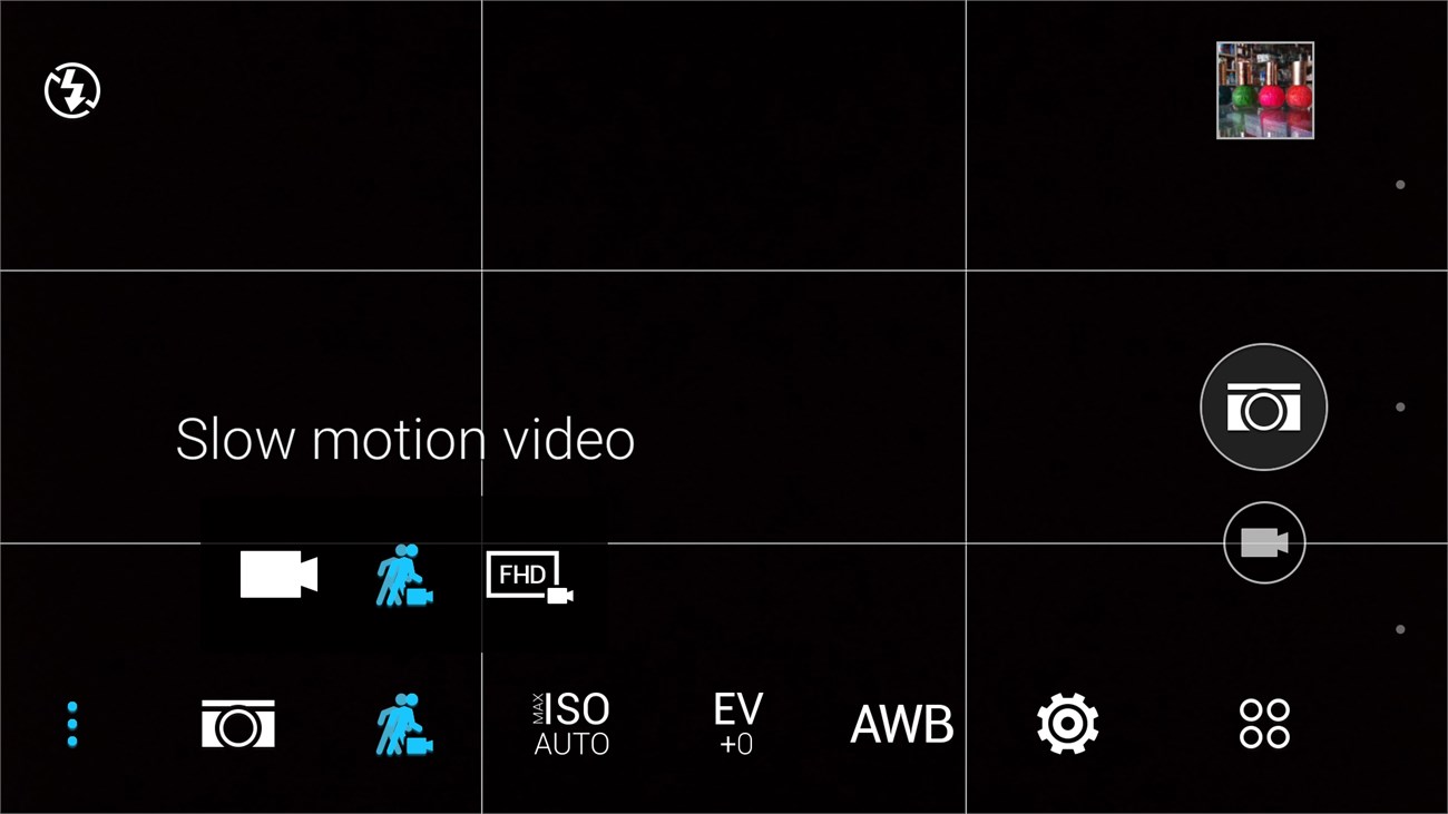 ảnh giao diện camera HTC One E9 dual 