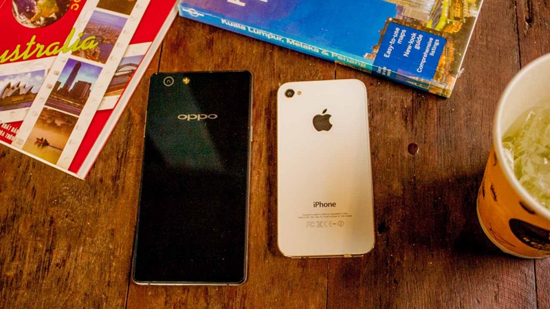 So sánh Iphone 4s vs OPPO R1K 1 So sánh Iphone 4s vs OPPO R1K 1