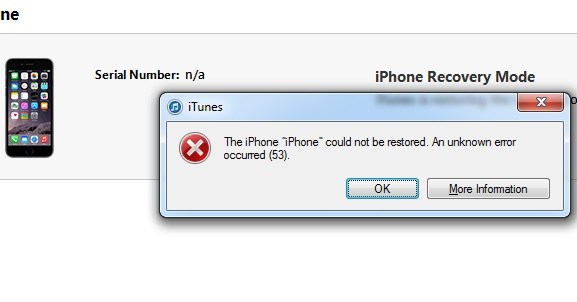 Lỗi 'Error 53' xuất hiện khi người dùng sửa Touch ID từ bên thứ ba Lỗi 'Error 53' xuất hiện khi người dùng sửa Touch ID từ bên thứ ba