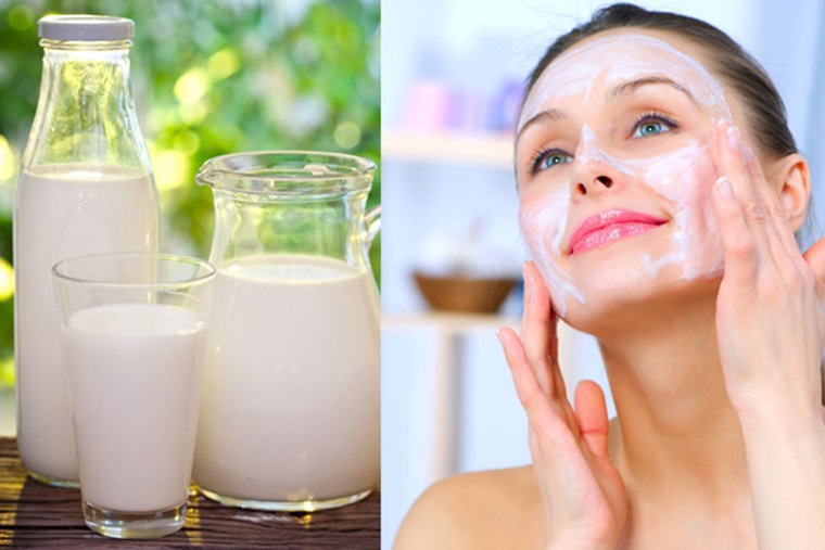 Drink and wash your face with fresh milk