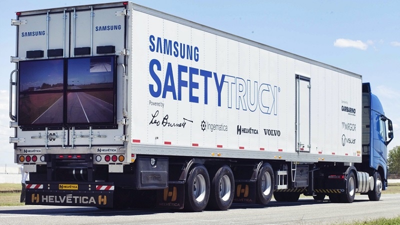 Samsung bắt đầu thí điểm xe tải Safety Truck tại Argentina