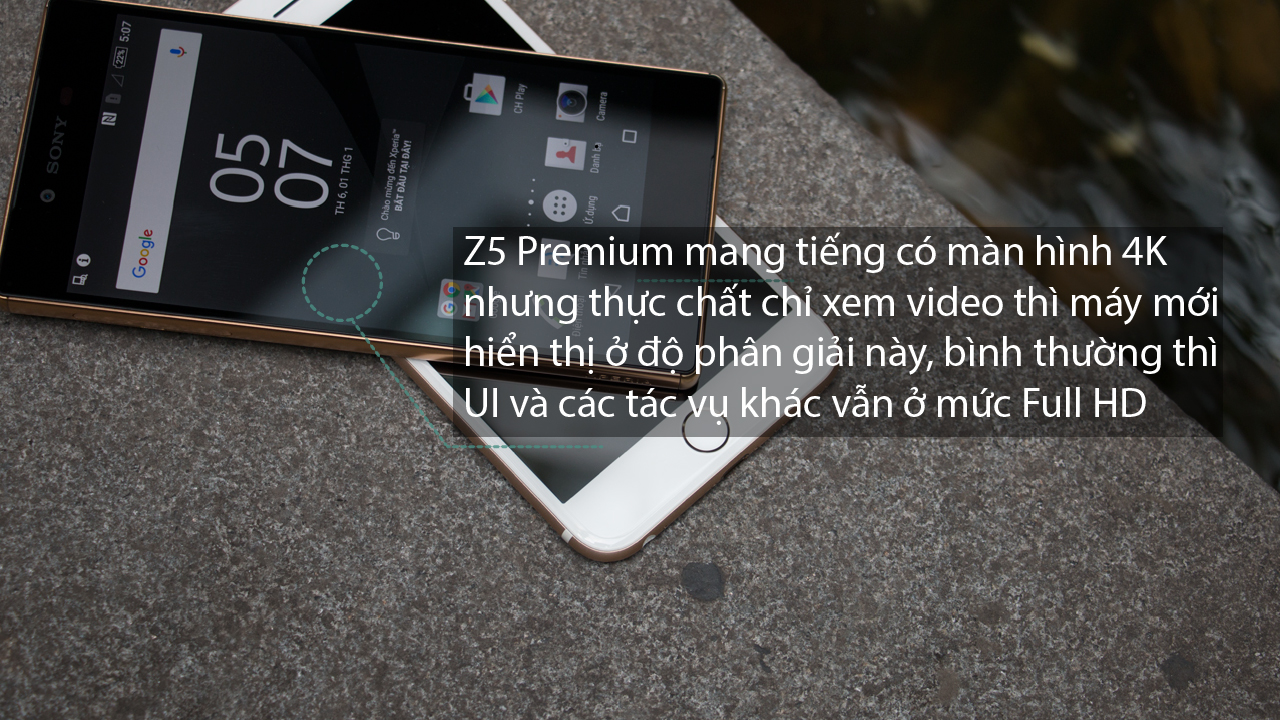 Màn hình Apple iPhone 6s Plus và Sony Xperia Z5 Premium Dual