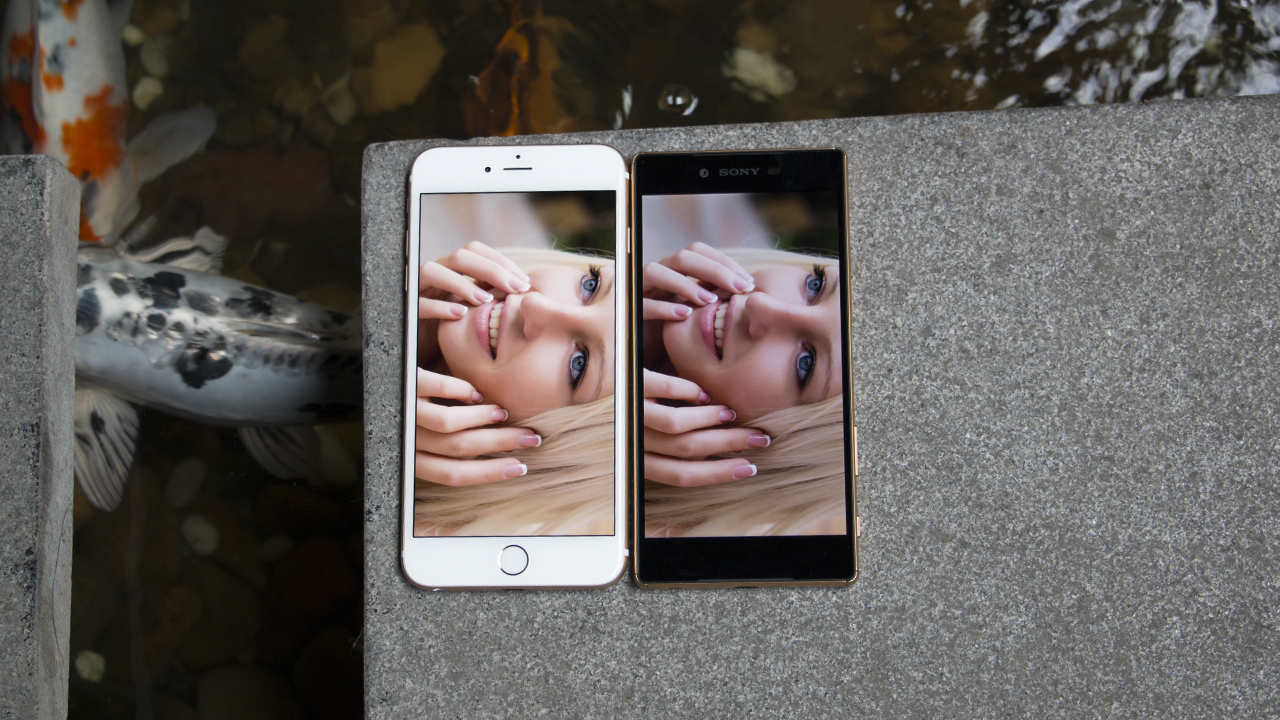 Màn hình Apple iPhone 6s Plus và Sony Xperia Z5 Premium Dual