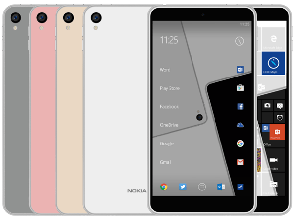 Mẫu render Nokia C1 Mẫu render Nokia C1