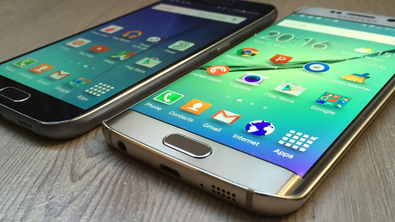 Kích thước S7 với S7 Edge Kích thước S7 với S7 Edge