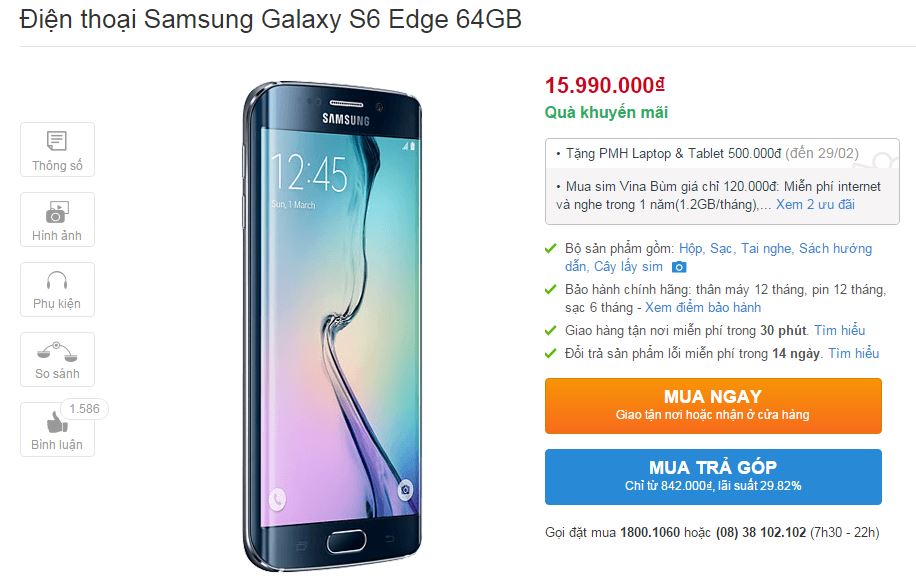 Giảm giá mạnh mẽ