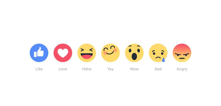 What do the new emotions on Facebook mean?