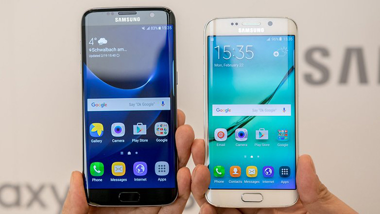 Đánh giá nhanh Samsung Galaxy S7 Edge so sánh thiết kế
