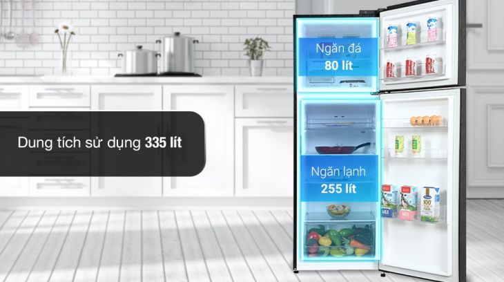 Tủ lạnh LG Inverter 335 lít GN-M332BL có cơ chế hoạt động của hệ thống làm lạnh gián tiếp