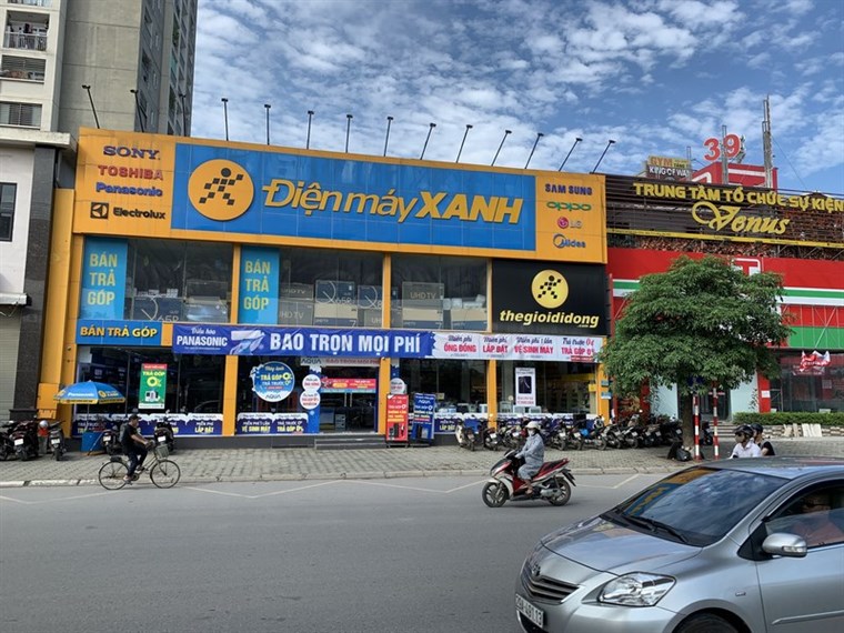 Sieu Thị điện May Xanh Ha Nội Cầu Diễn