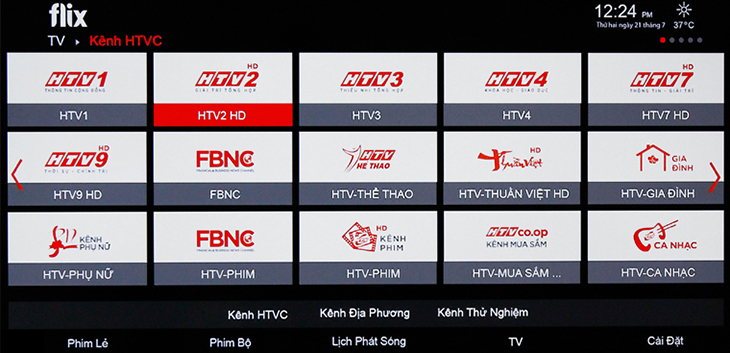 Tổng hợp ứng dụng Smart TV phổ biến, mới nhất