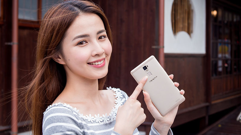 Cảm biến vân tay của OPPO R9 có thể nhận dạng chỉ trong 0.2 giây