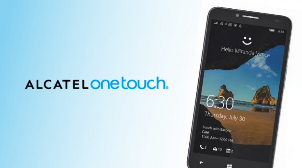 Một smartphone chạy Windows 10 khác của Alcatel Một smartphone chạy Windows 10 khác của Alcatel