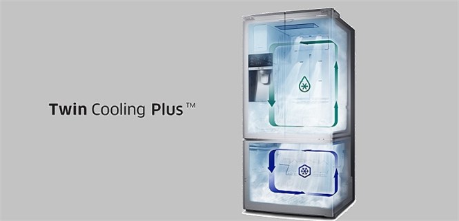 Hệ thống làm lạnh kép Twin Cooling System trên tủ lạnh Samsung
