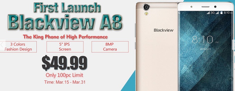 Blackview A8 có giá bán rất phải chăng Blackview A8 có giá bán rất phải chăng