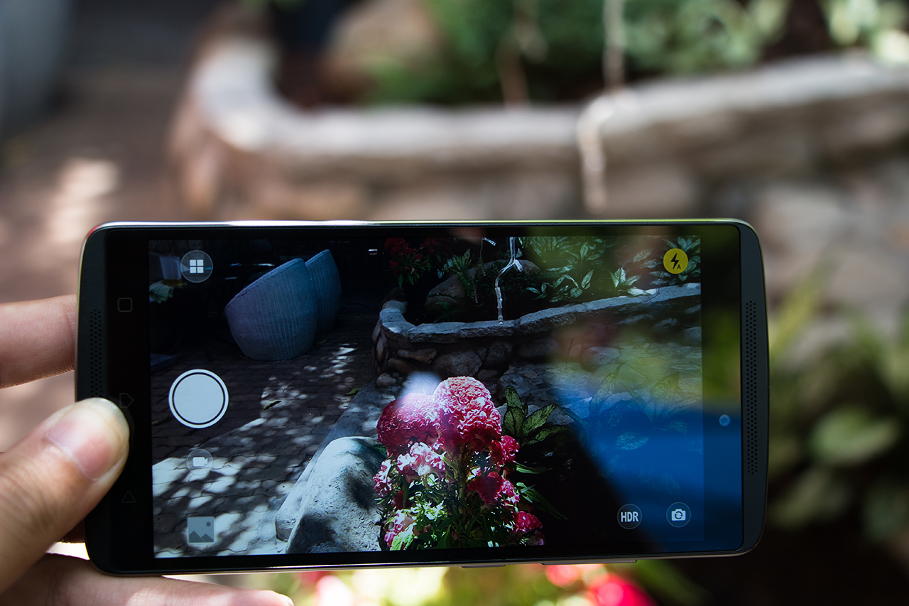 Giao diện chụp hình Levono A7010