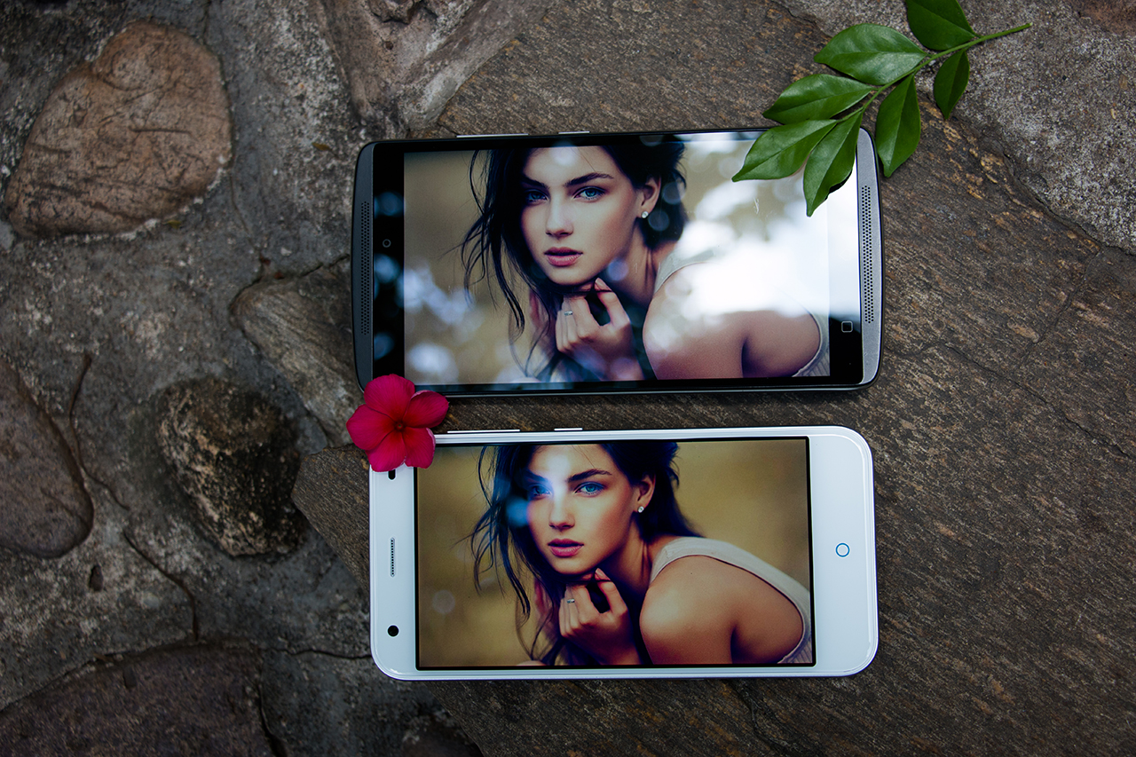 So sánh màn hình ZTE Blade S6 và Lenovo A7010