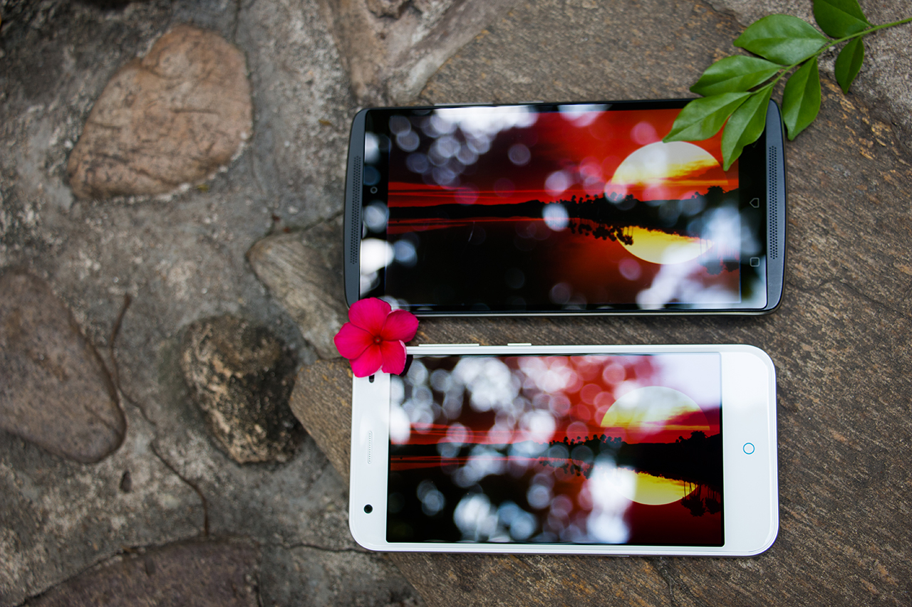 So sánh màn hình ZTE Blade S6 và Lenovo A7010
