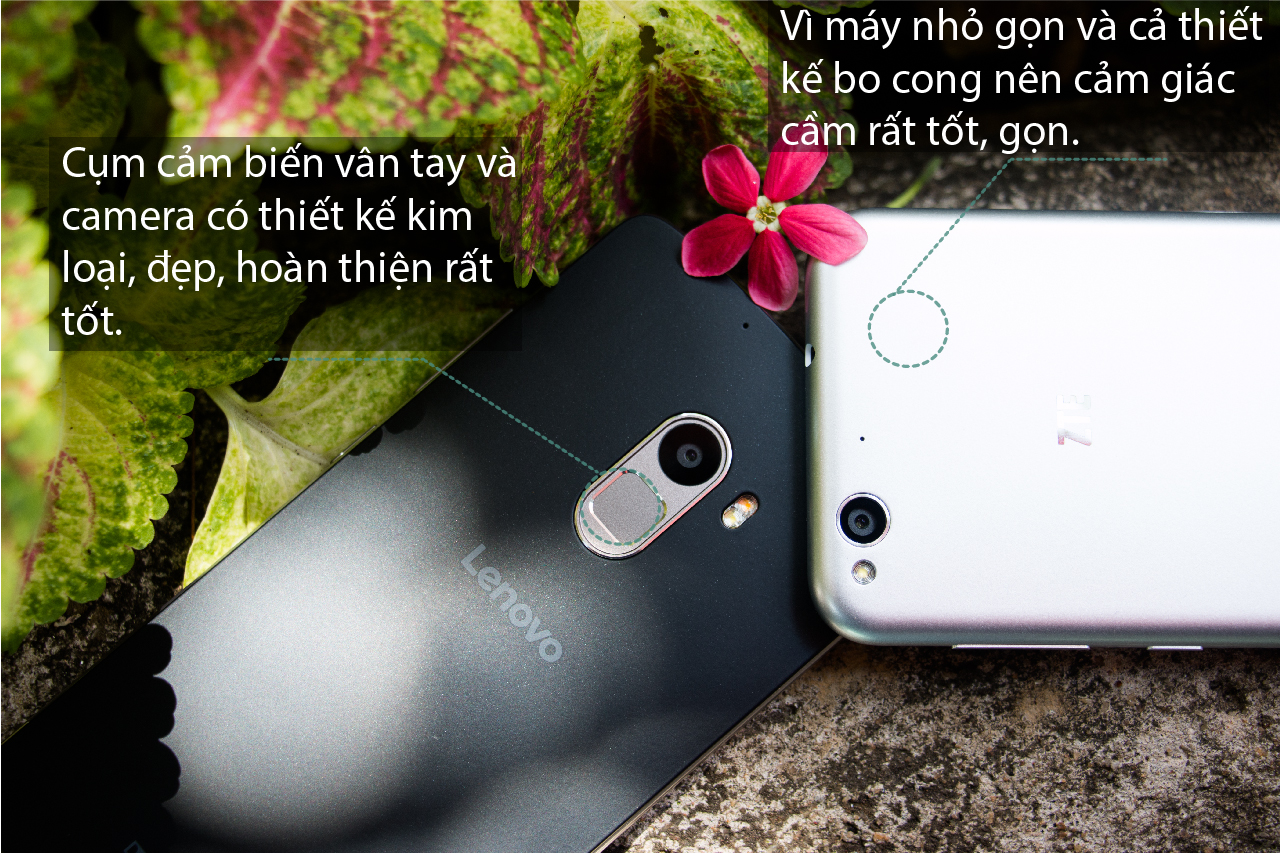 Mặt lưng ZTE Blade S6 và Lenovo A7010