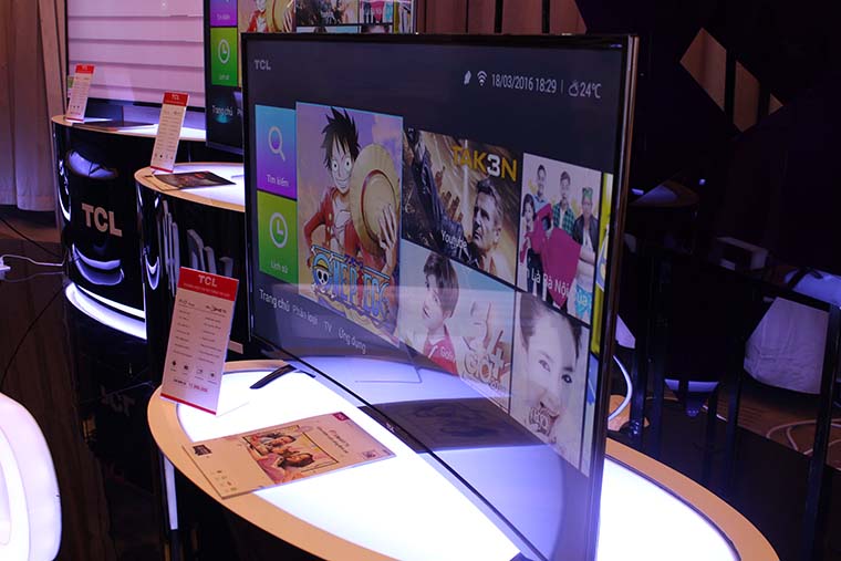 TCL ra mắt tivi 4K trang bị màn hình pha lê đen, tích hợp công nghệ chấm lượng tử > Một số hình ảnh khác tại lễ ra mắt: